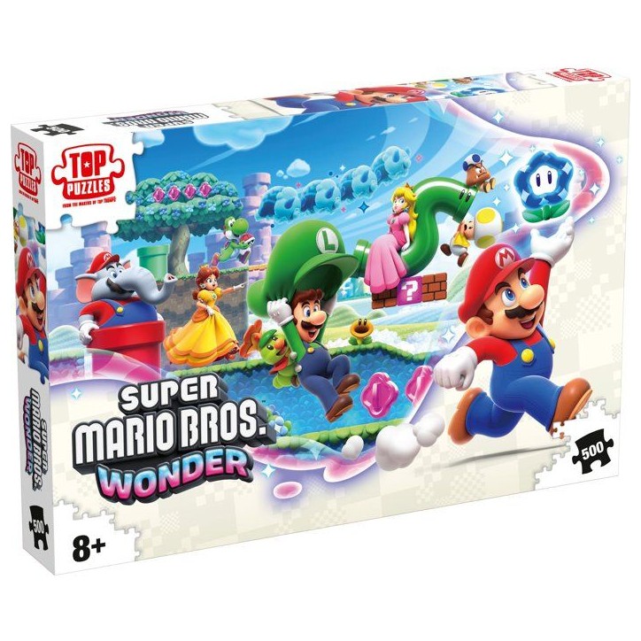 Puzzle - WINNING MOVES - Super Mario Wonder - 500 pieces - Des 8 ans Puzzle - WINNING MOVES - Super Mario Wonder - 500 pieces - Des 8 ans