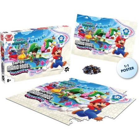 Puzzle - WINNING MOVES - Super Mario Wonder - 500 pieces - Des 8 ans