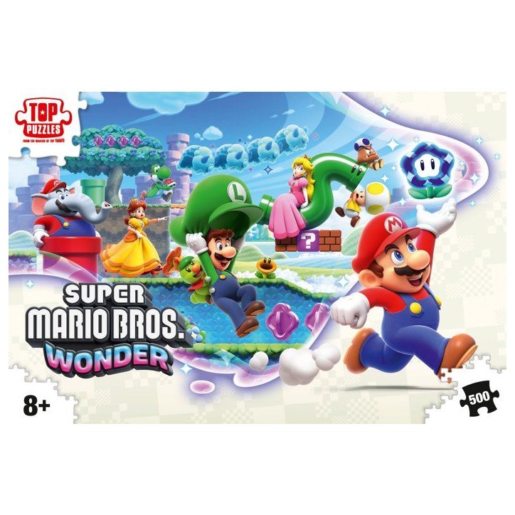 Puzzle - WINNING MOVES - Super Mario Wonder - 500 pieces - Des 8 ans Puzzle - WINNING MOVES - Super Mario Wonder - 500 pieces - Des 8 ans