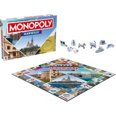 MONOPOLY Marseille - Jeu de société - WINNING MOVES - 2 a 6 joueurs