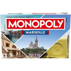 MONOPOLY Marseille - Jeu de société - WINNING MOVES - 2 a 6 joueurs
