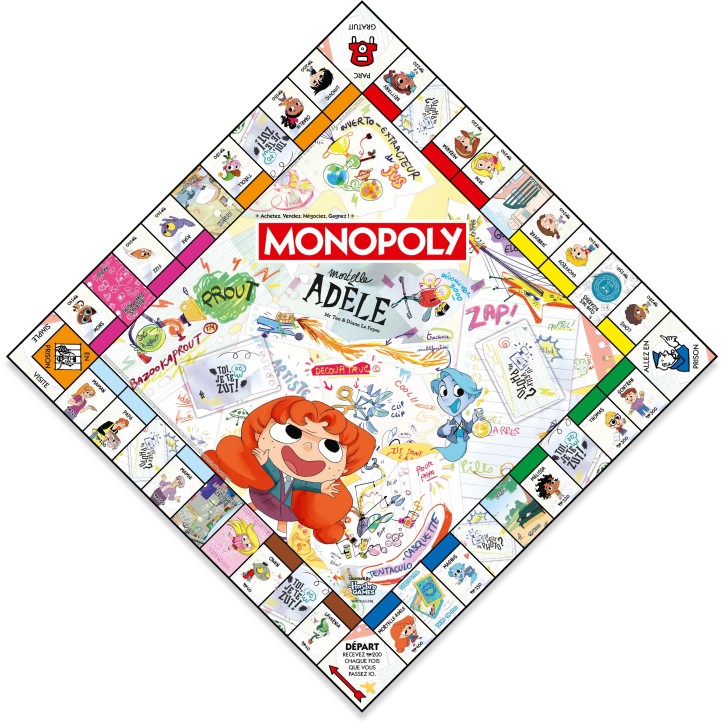 MONOPOLY Mortelle Adele - Jeu de société - WINNING MOVES - Des 8 ans MONOPOLY Mortelle Adele - Jeu de société - WINNING MOVES - Des 8 ans