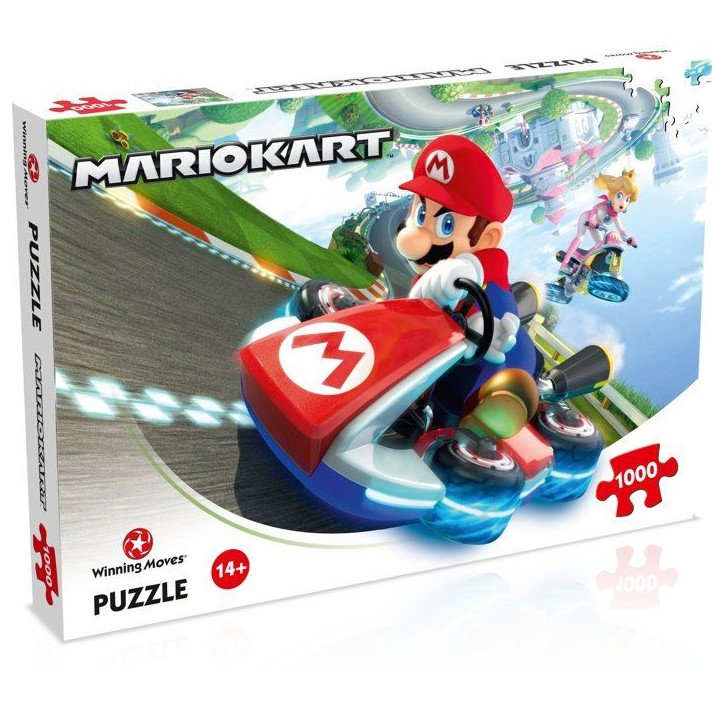 Puzzle - WINNING MOVES - Mario Kart Funracer - 1000 pieces - Des 14 ans Puzzle - WINNING MOVES - Mario Kart Funracer - 1000 pieces - Des 14 ans