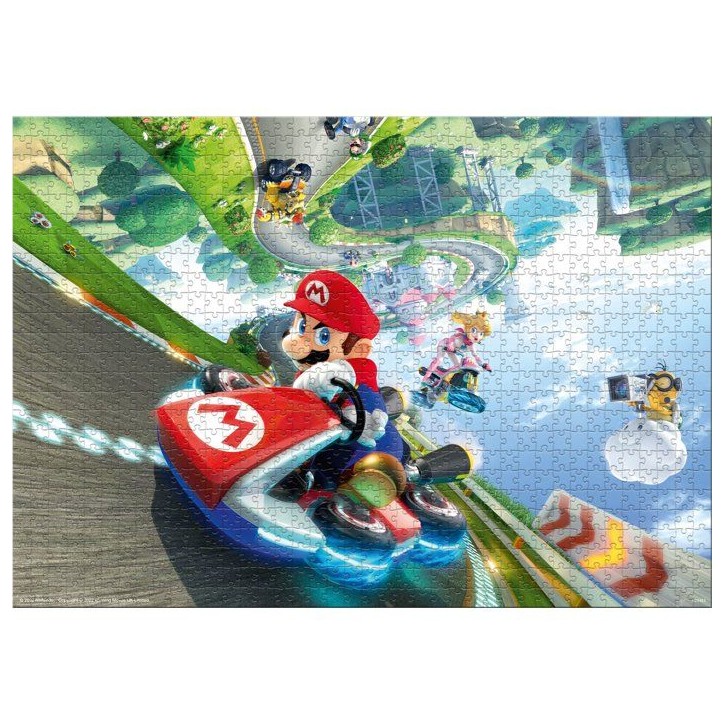 Puzzle - WINNING MOVES - Mario Kart Funracer - 1000 pieces - Des 14 ans Puzzle - WINNING MOVES - Mario Kart Funracer - 1000 pieces - Des 14 ans