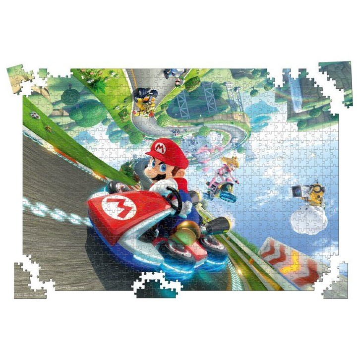 Puzzle - WINNING MOVES - Mario Kart Funracer - 1000 pieces - Des 14 ans Puzzle - WINNING MOVES - Mario Kart Funracer - 1000 pieces - Des 14 ans