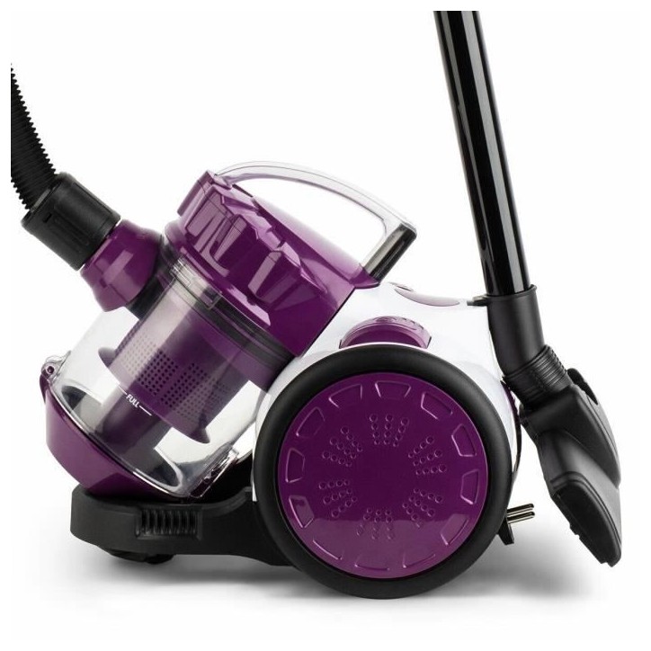 Aspirateur Multicyclonique sans sac Weasy WS10 - 1,5L - Cable 4,2m - Classe A - Violet Aspirateur Multicyclonique sans sac Weasy WS10 - 1,5L - Cable 4,2m - Classe A - Violet