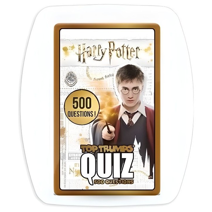 Quiz Harry Potter 500 questions, Jeu de société enfant et adulte, Des 8 ans, Winning Moves Quiz Harry Potter 500 questions, Jeu de société enfant et adulte, Des 8 ans, Winning Moves