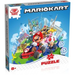 Puzzle - WINNING MOVES - Mario Kart Autour du Monde - 500 pieces - Des
