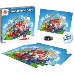 Puzzle - WINNING MOVES - Mario Kart Autour du Monde - 500 pieces - Des 8 ans