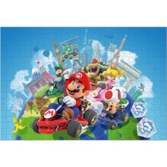 Puzzle - WINNING MOVES - Mario Kart Autour du Monde - 500 pieces - Des