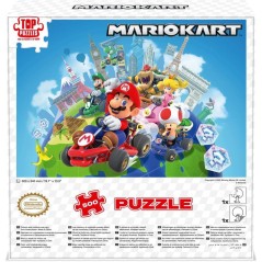 Puzzle - WINNING MOVES - Mario Kart Autour du Monde - 500 pieces - Des