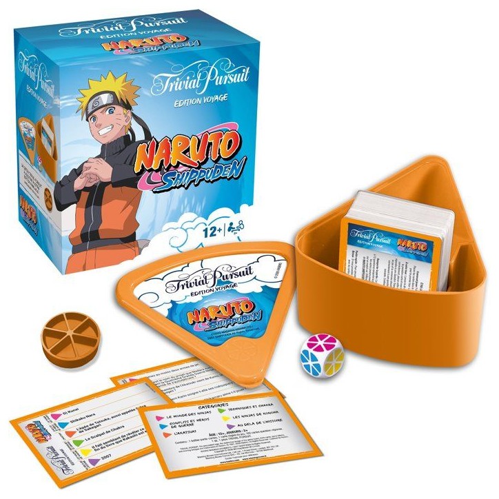 TRIVIAL PURSUIT VOYAGE Naruto Shippuden - Jeu de société - WINNING MOVES - 2 joueurs minimum - Des 12 ans