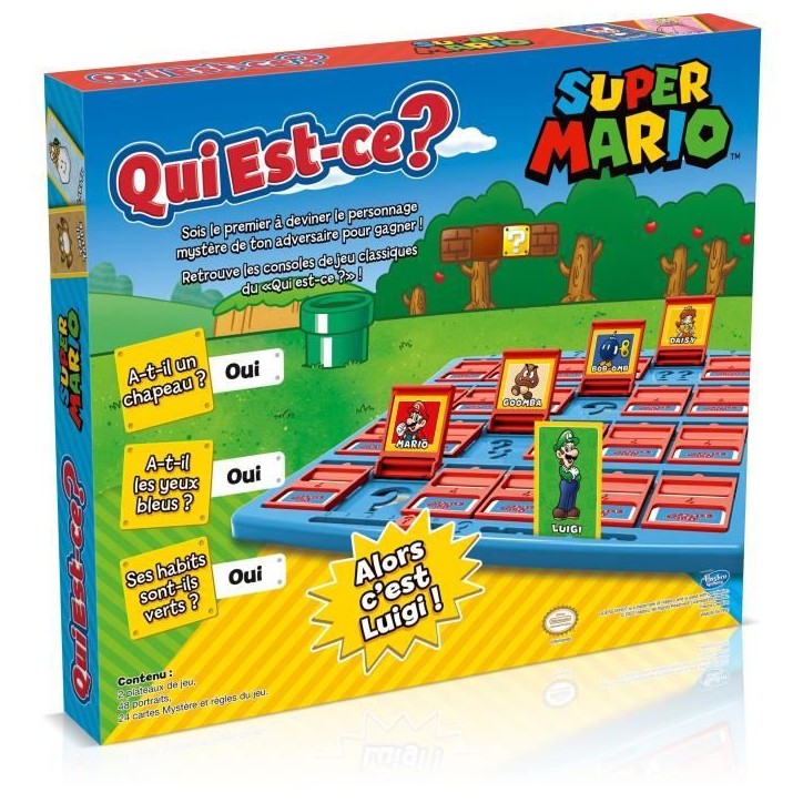 Jeu Qui est-ce ? Super Mario Jeu Qui est-ce ? Super Mario