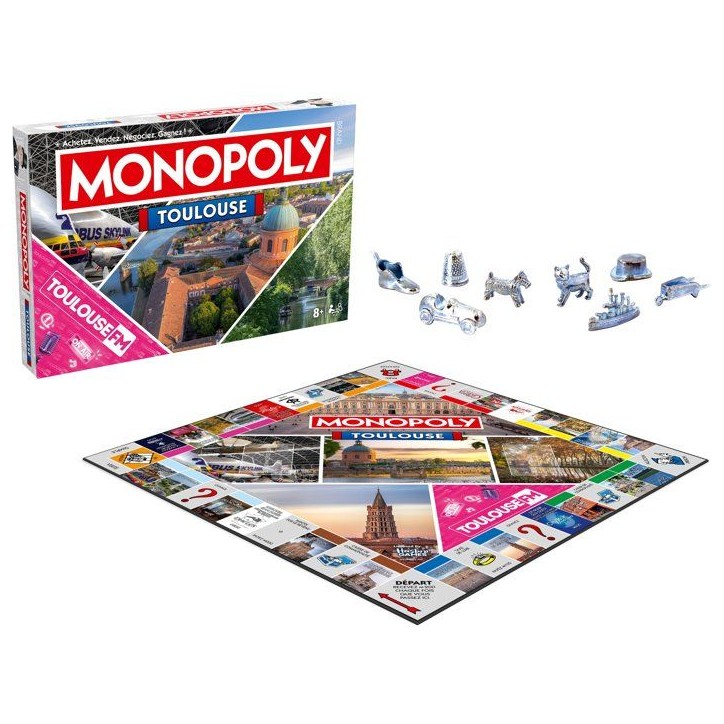 MONOPOLY Toulouse - Jeu de société - WINNING MOVES - 2 a 6 joueurs - Des 8 ans MONOPOLY Toulouse - Jeu de société - WINNING MOVES - 2 a 6 joueurs - Des 8 ans