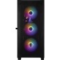 Boîtier PC - BITFENIX - Graph ARGB - Moyen tour - ATX - Noir - 4 ventilateurs A-RGB