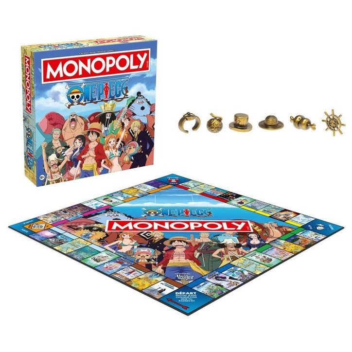 MONOPOLY - One Piece nouvelle édition - Jeu de société - WINNING MOVES - 2 a 6 joueurs - Des 12 ans MONOPOLY - One Piece nouvelle édition - Jeu de société - WINNING MOVES - 2 a 6 joueurs - Des 12 ans