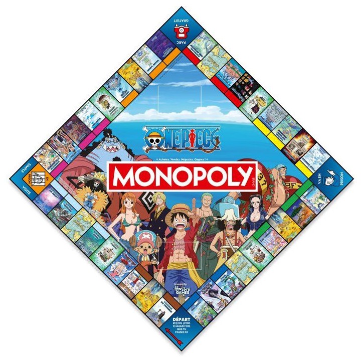 MONOPOLY - One Piece nouvelle édition - Jeu de société - WINNING MOVES - 2 a 6 joueurs - Des 12 ans MONOPOLY - One Piece nouvelle édition - Jeu de société - WINNING MOVES - 2 a 6 joueurs - Des 12 ans