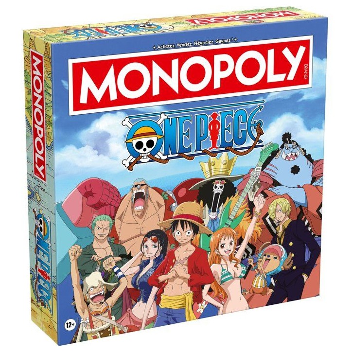 MONOPOLY - One Piece nouvelle édition - Jeu de société - WINNING MOVES - 2 a 6 joueurs - Des 12 ans MONOPOLY - One Piece nouvelle édition - Jeu de société - WINNING MOVES - 2 a 6 joueurs - Des 12 ans