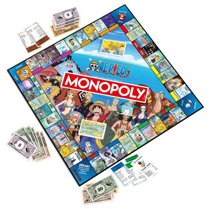 MONOPOLY - One Piece nouvelle édition - Jeu de société - WINNING MOVES - 2 a 6 joueurs - Des 12 ans MONOPOLY - One Piece nouvelle édition - Jeu de société - WINNING MOVES - 2 a 6 joueurs - Des 12 ans