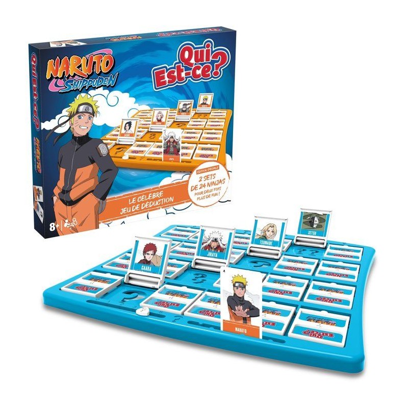 QUI EST-CE ? Naruto Shippuden - Jeu de société - WINNING MOVES - Des