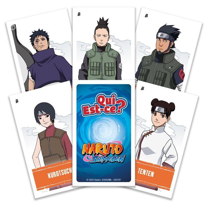 QUI EST-CE ? Naruto Shippuden - Jeu de société - WINNING MOVES - Des 8 ans QUI EST-CE ? Naruto Shippuden - Jeu de société - WINNING MOVES - Des 8 ans