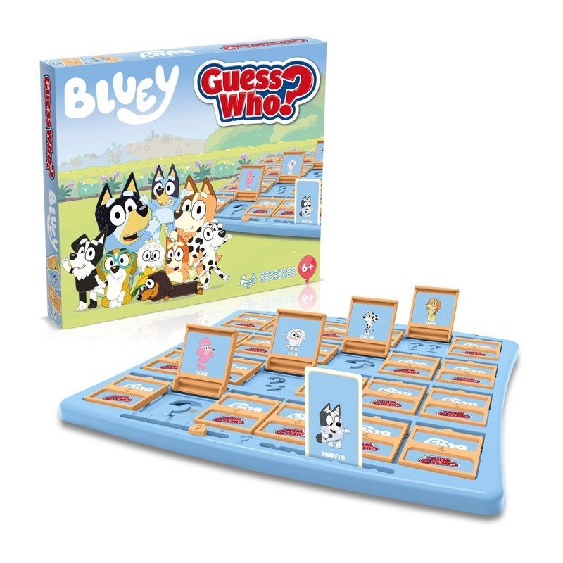QUI EST-CE ? Bluey - Jeu de société - WINNING MOVES - Des 6 ans