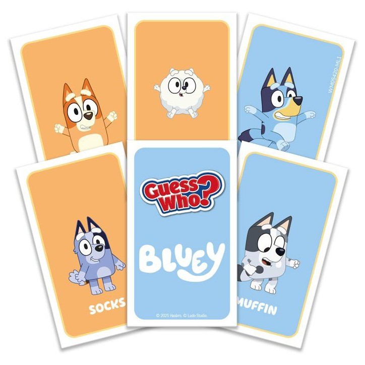 QUI EST-CE ? Bluey - Jeu de société - WINNING MOVES - Des 6 ans