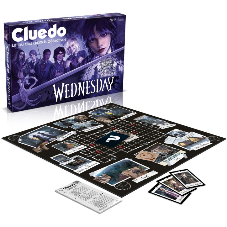 CLUEDO Mercredi - Jeu de société - WINNING MOVES - Des 12 ans CLUEDO Mercredi - Jeu de société - WINNING MOVES - Des 12 ans
