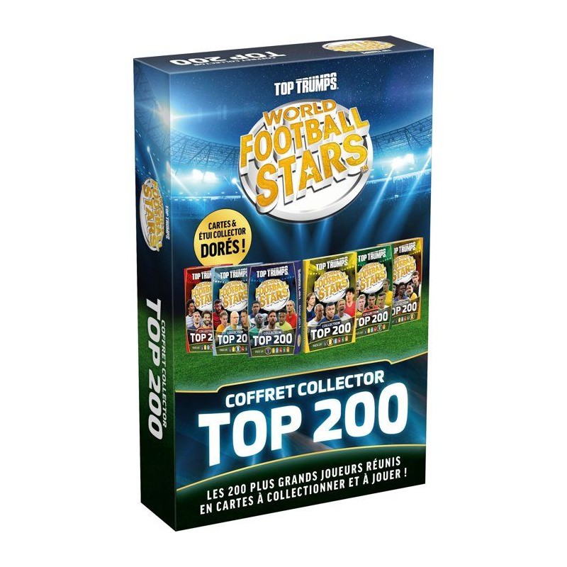 Top Trumps World Football Stars TOP 200 - Pack collector - Jeu de soci