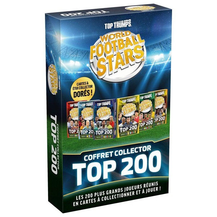 Top Trumps World Football Stars TOP 200 - Pack collector - Jeu de société - WINNING MOVES - 1 joueur ou plus - Des 6 ans Top Trumps World Football Stars TOP 200 - Pack collector - Jeu de société - WINNING MOVES - 1 joueur ou plus - Des 6 ans