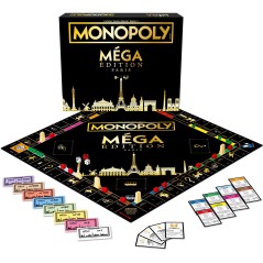 MONOPOLY Mega Paris - Jeu de société - WINNING MOVES - Des 8 ans