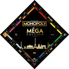 MONOPOLY Mega Paris - Jeu de société - WINNING MOVES - Des 8 ans