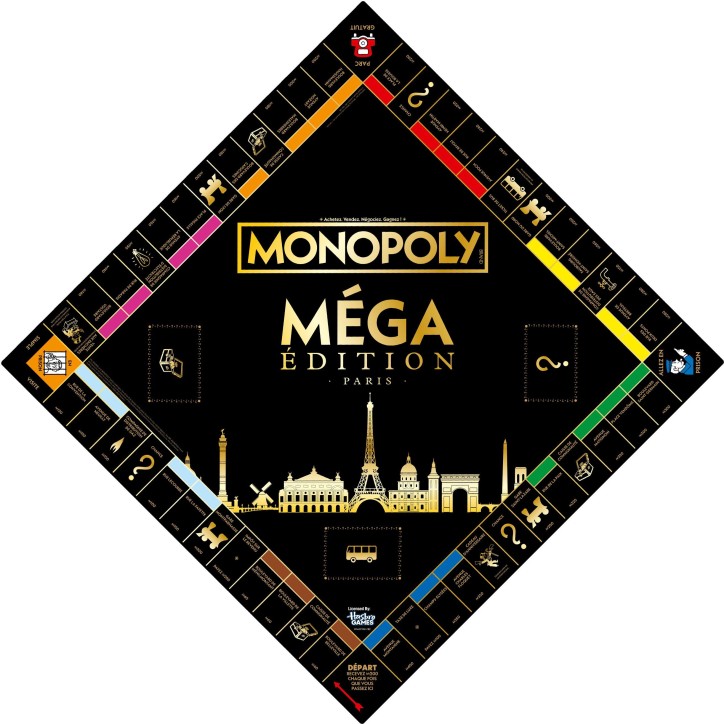 MONOPOLY Mega Paris - Jeu de société - WINNING MOVES - Des 8 ans MONOPOLY Mega Paris - Jeu de société - WINNING MOVES - Des 8 ans