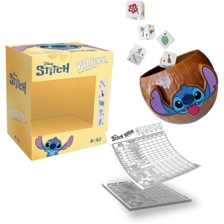 Yahtzee Stitch, Jeu de société de dé et de voyage, Jeu Stitch Disne