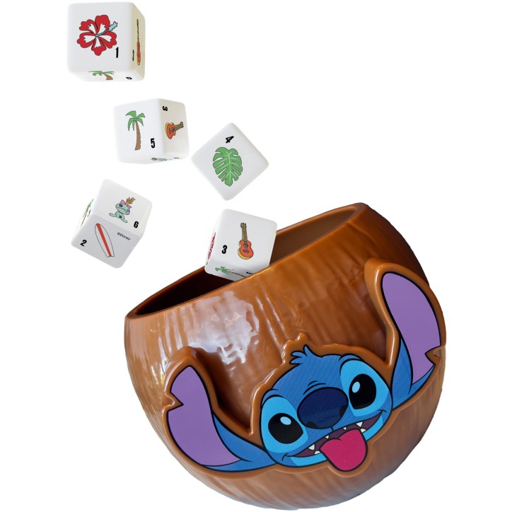 Yahtzee Stitch, Jeu de société de dé et de voyage, Jeu Stitch Disney, Winning Moves, Des 8 ans Yahtzee Stitch, Jeu de société de dé et de voyage, Jeu Stitch Disney, Winning Moves, Des 8 ans