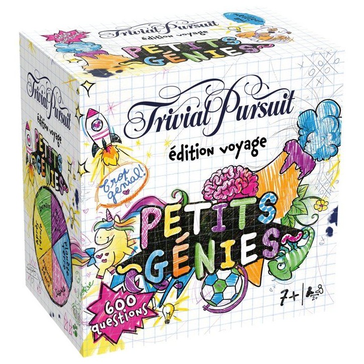 TRIVIAL PURSUIT VOYAGE Les petits génies - Jeu de société - WINNING MOVES - 2 joueurs minimum - Des 8 ans TRIVIAL PURSUIT VOYAGE Les petits génies - Jeu de société - WINNING MOVES - 2 joueurs minimum - Des 8 ans