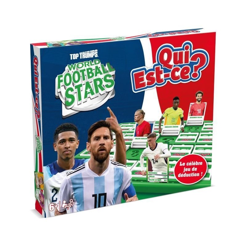 QUI EST-CE ? World Football Stars - Jeu de société - WINNING MOVES -