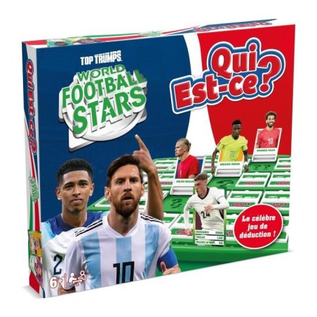 QUI EST-CE ? World Football Stars - Jeu de société - WINNING MOVES -