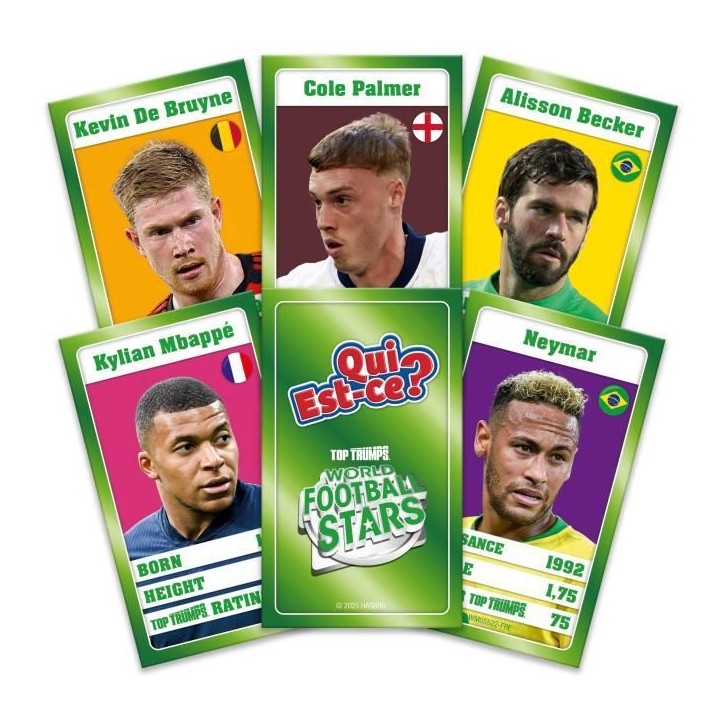 QUI EST-CE ? World Football Stars - Jeu de société - WINNING MOVES - Des 6 ans QUI EST-CE ? World Football Stars - Jeu de société - WINNING MOVES - Des 6 ans