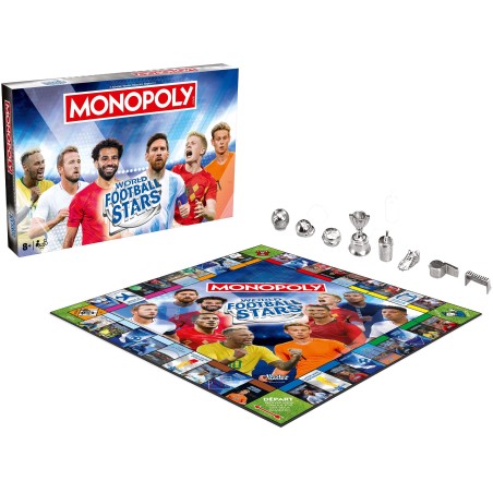 MONOPOLY World Football Stars - Jeu de société - WINNING MOVES - Des