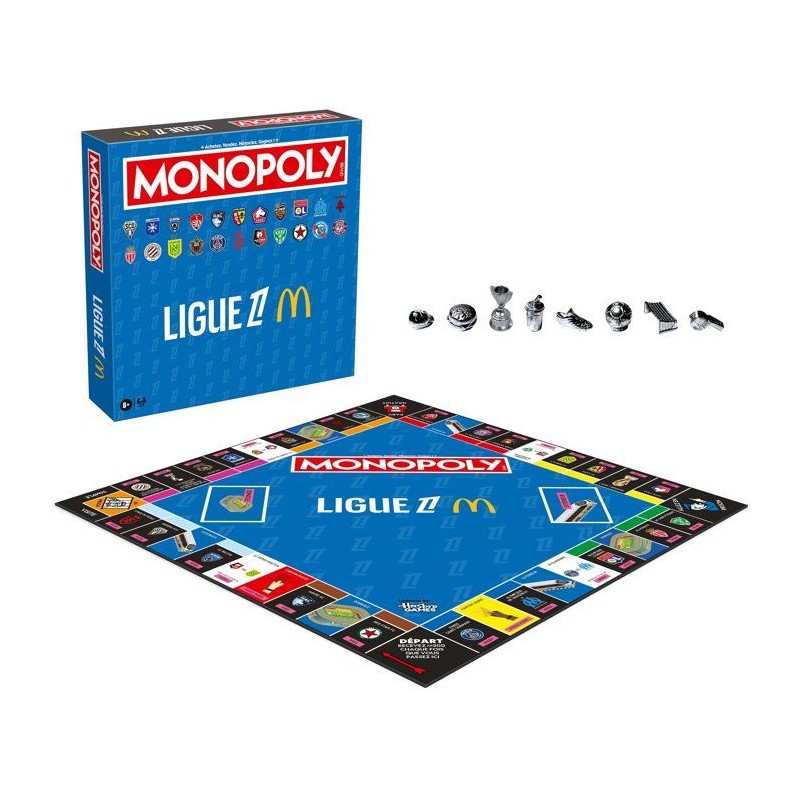 MONOPOLY - Ligue 1 McDonald's - Jeu de société - WINNING MOVES - 2 a