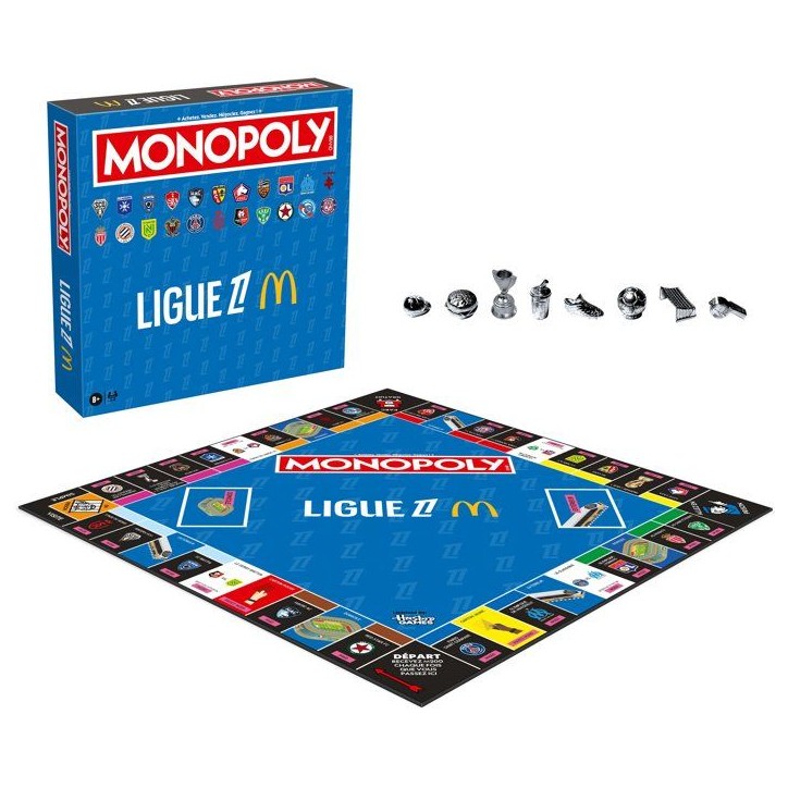 MONOPOLY - Ligue 1 McDonald's - Jeu de société - WINNING MOVES - 2 a 6 joueurs - Des 8 ans MONOPOLY - Ligue 1 McDonald's - Jeu de société - WINNING MOVES - 2 a 6 joueurs - Des 8 ans