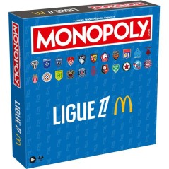 MONOPOLY - Ligue 1 McDonald's - Jeu de société - WINNING MOVES - 2 a 6 joueurs - Des 8 ans