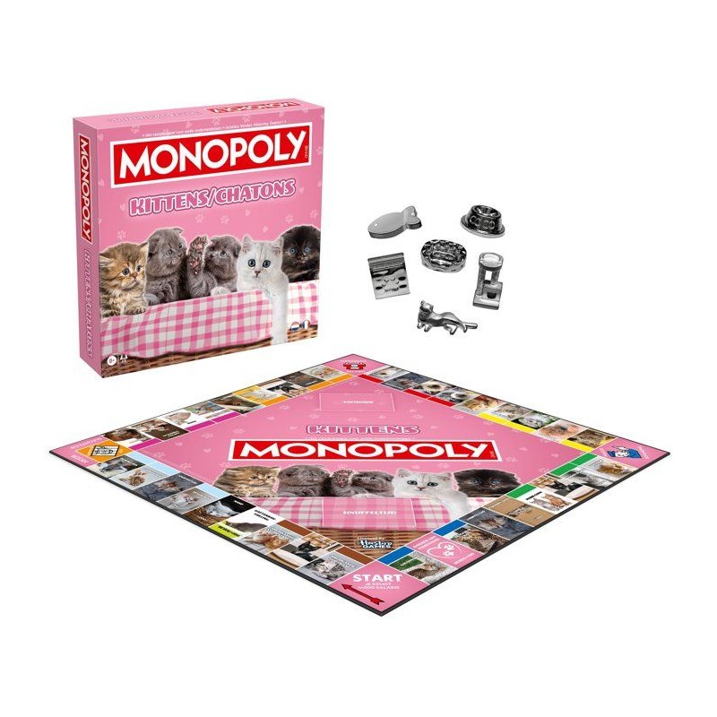 MONOPOLY - Chatons - Jeu de société - WINNING MOVES - 2 a 6 joueurs