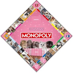 MONOPOLY - Chatons - Jeu de société - WINNING MOVES - 2 a 6 joueurs