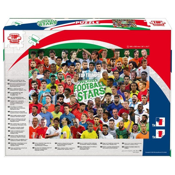 Puzzle - WINNING MOVES - World Football Stars 2026 - 1000 pieces - Des 8 ans Puzzle - WINNING MOVES - World Football Stars 2026 - 1000 pieces - Des 8 ans