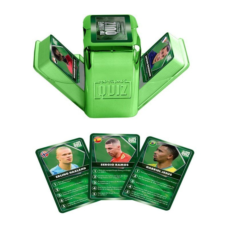 Quiz World Football Stars 2026 - Jeu de cartes - WINNING MOVES - 2 a 6