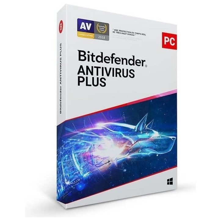 Bitdefender Antivirus Plus 2021 - 1 PC - 1 an Bitdefender Antivirus Plus 2021 - 1 PC - 1 an