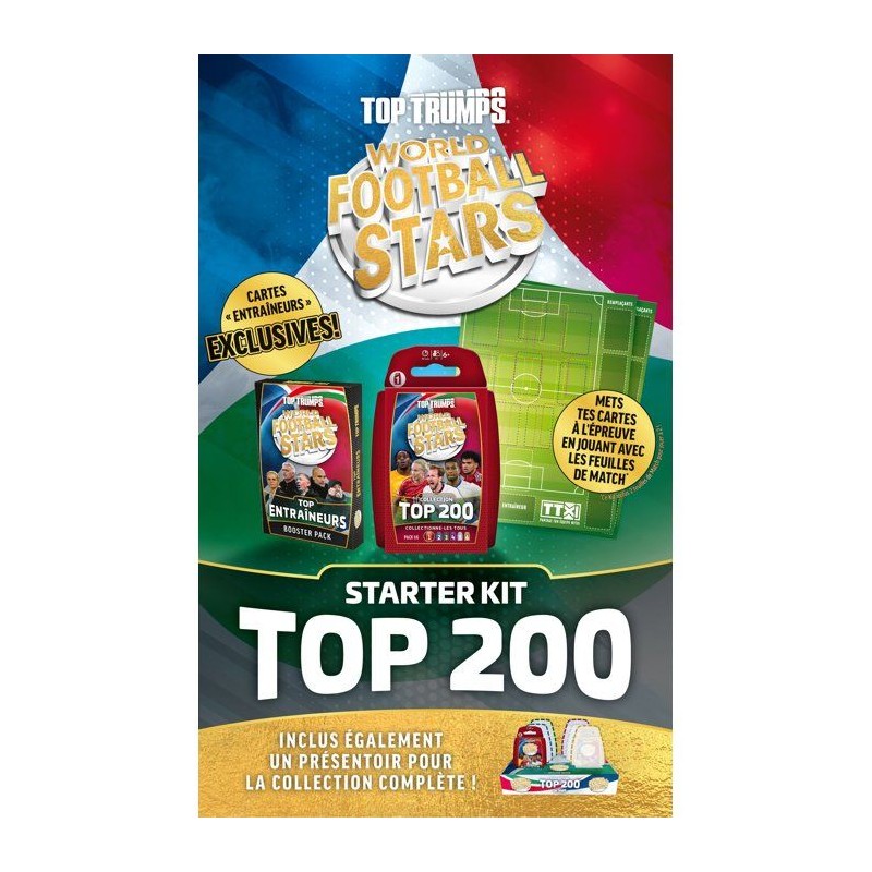 Top Trumps World Football Stars TOP 200 - Starter kit nouvelle éditio