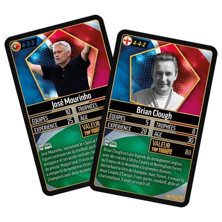 Top Trumps World Football Stars TOP 200 - Starter kit nouvelle édition - Jeu de société - WINNING MOVES - Des 6 ans Top Trumps World Football Stars TOP 200 - Starter kit nouvelle édition - Jeu de société - WINNING MOVES - Des 6 ans